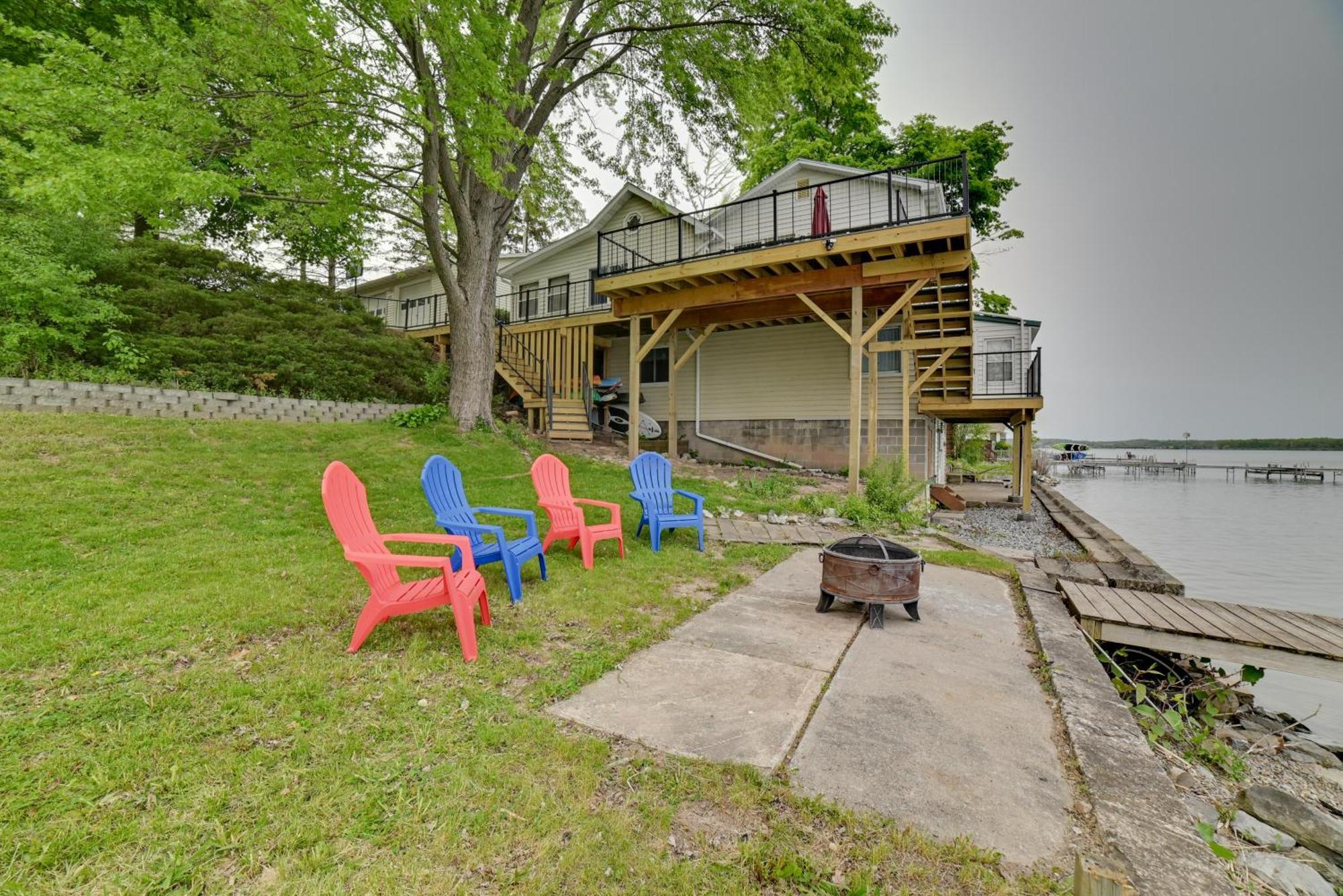 Cayuga Lake Retreat In Seneca Falls With Dock! Ngoại thất bức ảnh